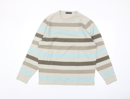 Marks and Spencer Men's Striped Pullover Jumper - Medium
