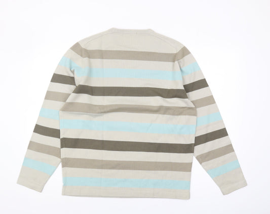 Marks and Spencer Men's Striped Pullover Jumper - Medium