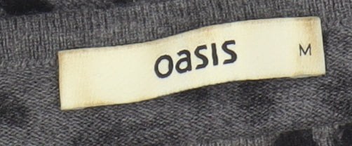 Womens UK Size M Oasis Multicoloured Pullover Jumper