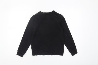 H&M Boys Black Space Explorer Sweatshirt 10 Years