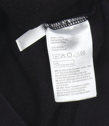 H&M Boys Black Space Explorer Sweatshirt 10 Years