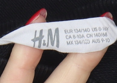 H&M Boys Black Space Explorer Sweatshirt 10 Years
