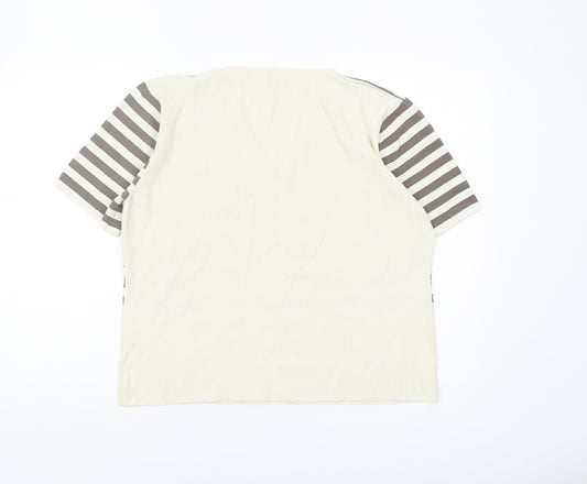 Womens UK Size L Roman Originals Beige Pullover Jumper