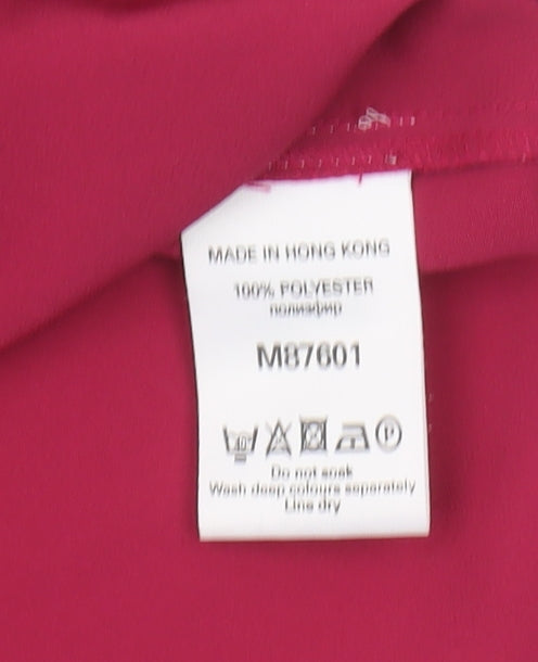 Womens UK Size 14 NEXT Red  Button-Up