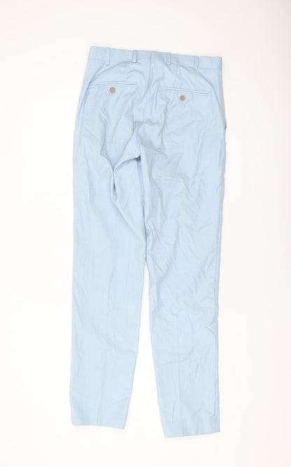 Skopes Men's Blue Tapered Trousers, Size 28