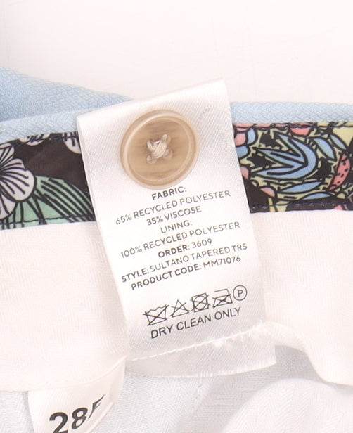 Skopes Men's Blue Tapered Trousers, Size 28