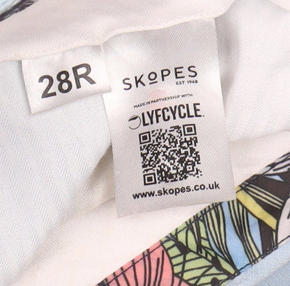 Skopes Men's Blue Tapered Trousers, Size 28