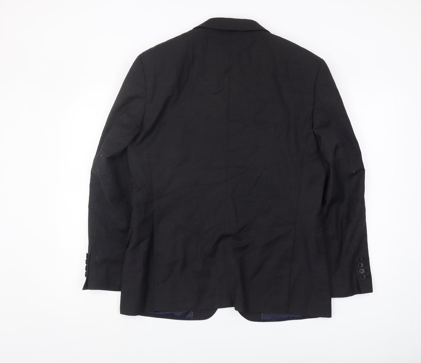 Austin Reed Men's Black Wool Blazer 40S