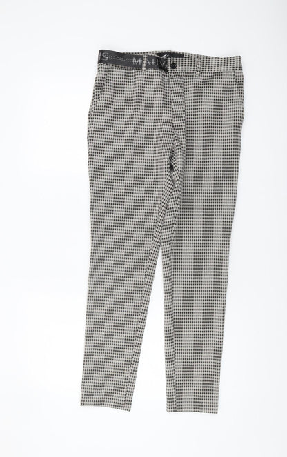 Mauvais Men's Multicoloured Houndstooth Trousers Size 30