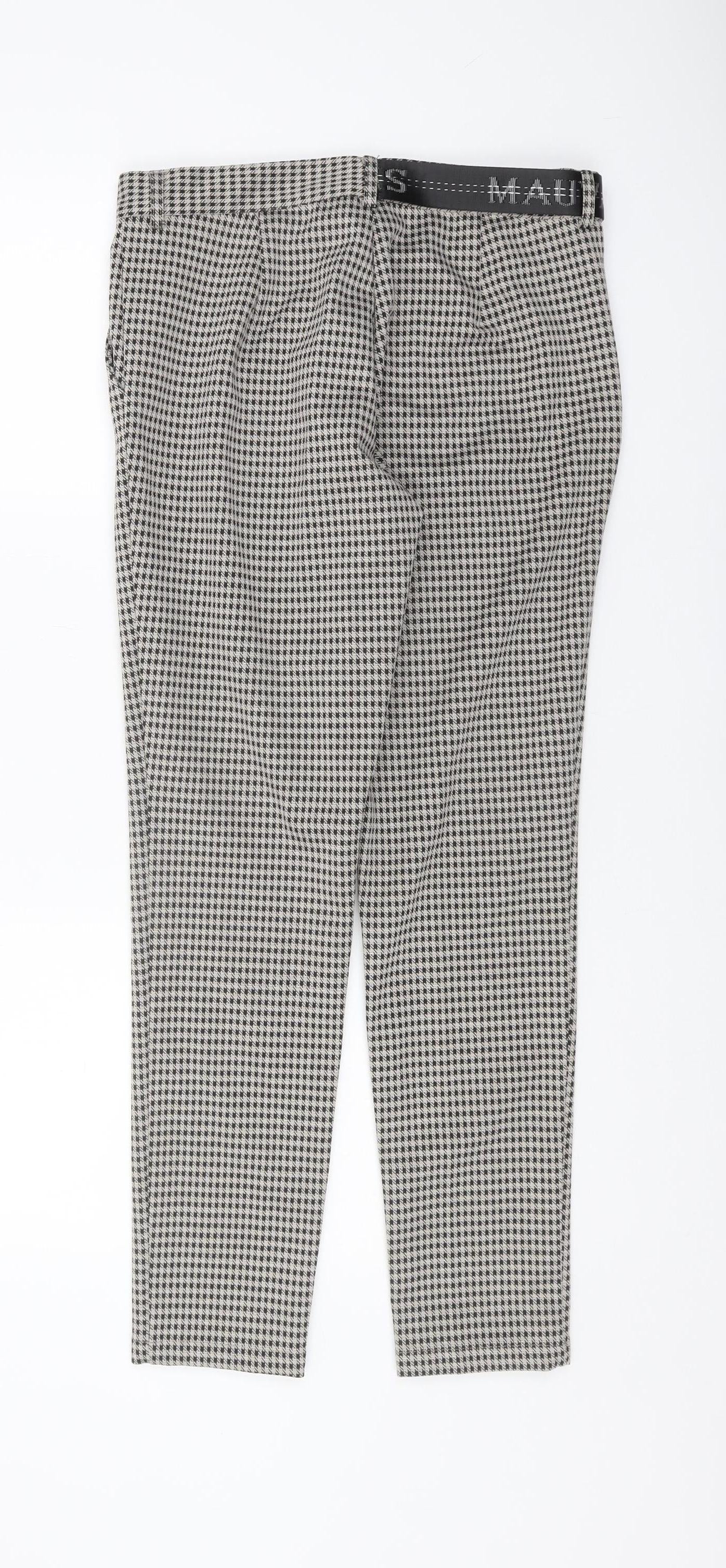 Mauvais Men's Multicoloured Houndstooth Trousers Size 30