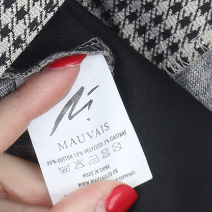 Mauvais Men's Multicoloured Houndstooth Trousers Size 30