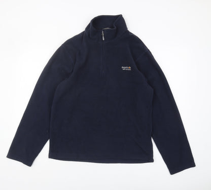 Mens UK Size M Regatta Blue Pullover Sweatshirt