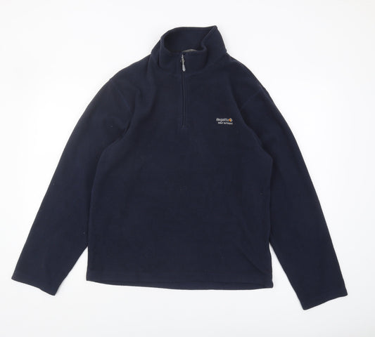 Mens UK Size M Regatta Blue Pullover Sweatshirt