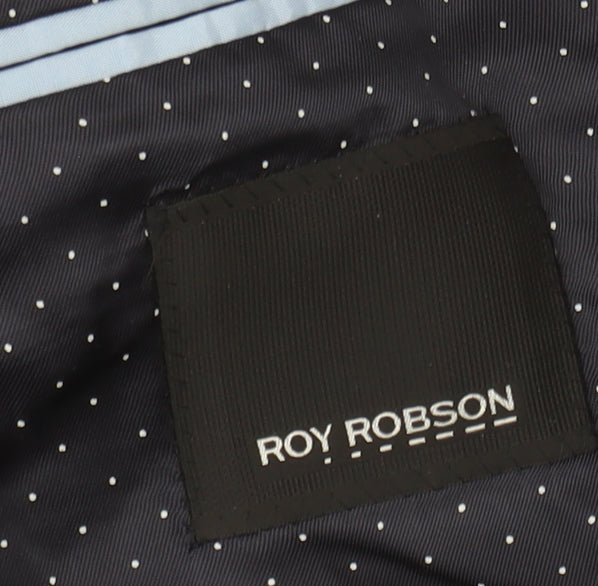 Mens UK Size 46 ROY ROBSON Regular Blue Suit Jacket