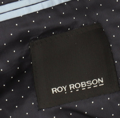 Mens UK Size 46 ROY ROBSON Regular Blue Suit Jacket