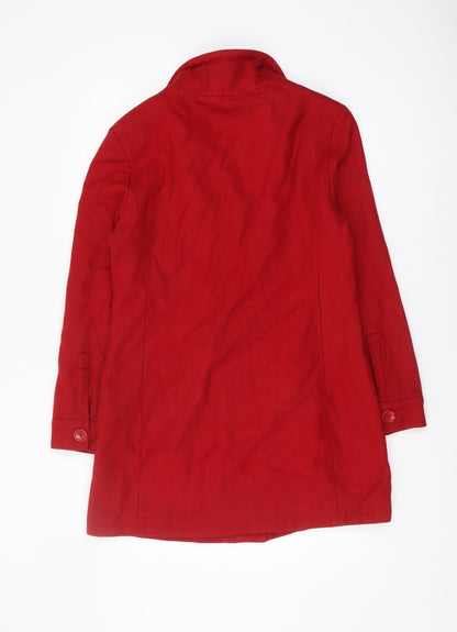 Paco Collection Red Mid-Length Women's Coat M