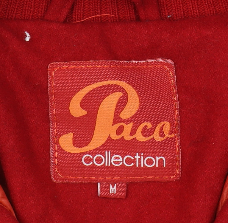 Paco Collection Red Mid-Length Women's Coat M