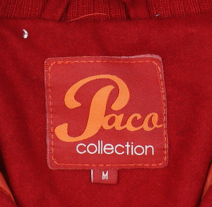 Paco Collection Red Mid-Length Women's Coat M