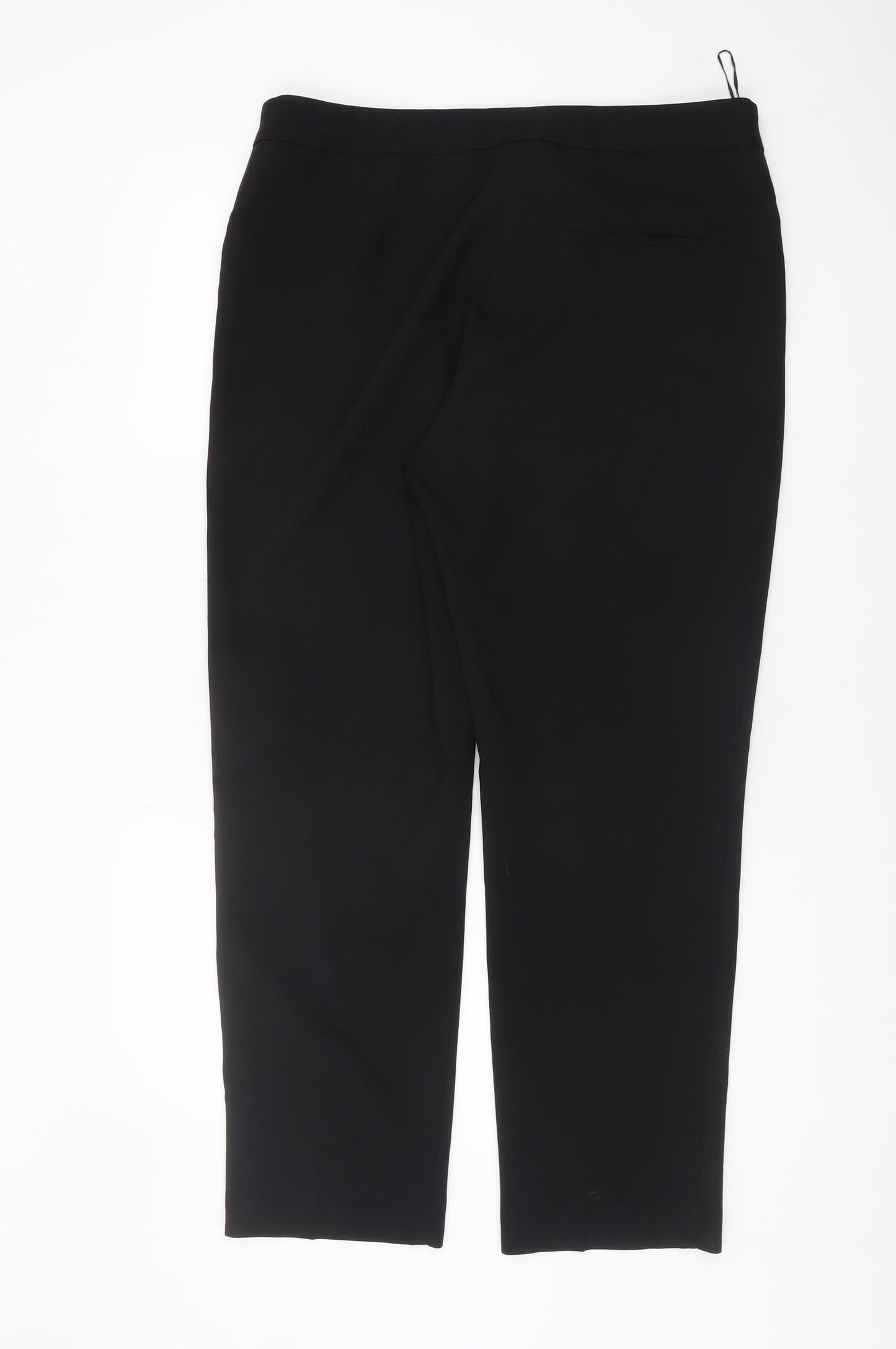 Womens UK Size 14 Regular Et Vous Regular Fit  Black Trousers