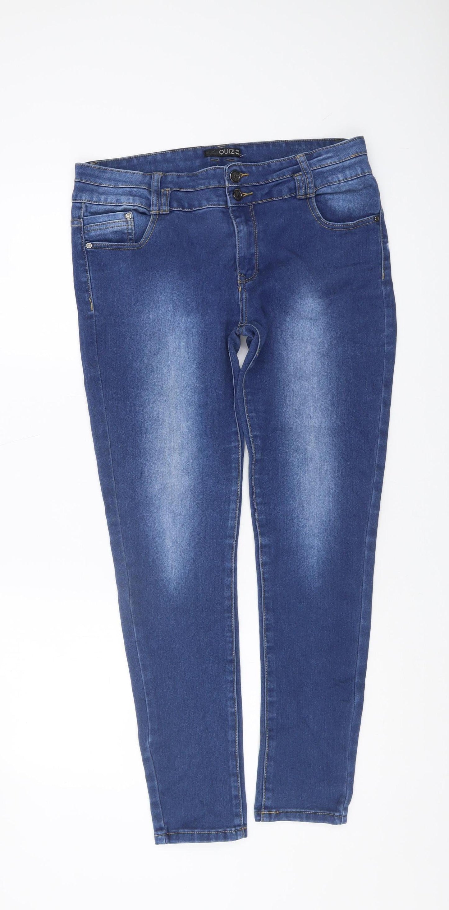 Quiz Women's Blue Skinny Jeans Size 12