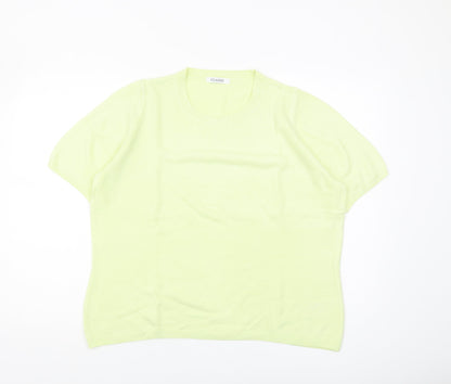 Womens UK Size 18 Marks and Spencer Green Pullover Jumper