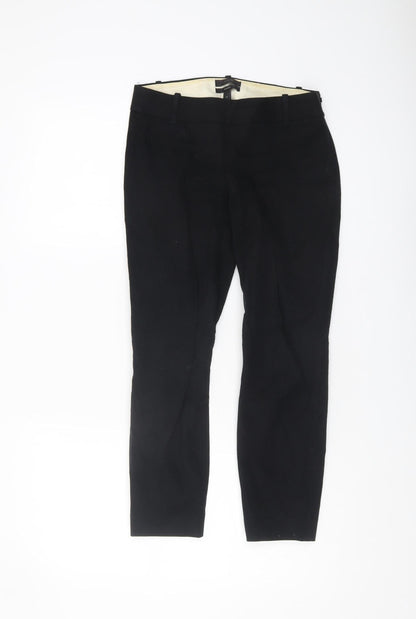 J. Crew Women's Black Skinny Trousers Size 6