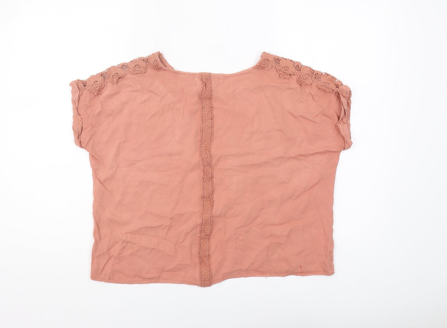 Womens UK Size 10 Oasis Pink  Blouse