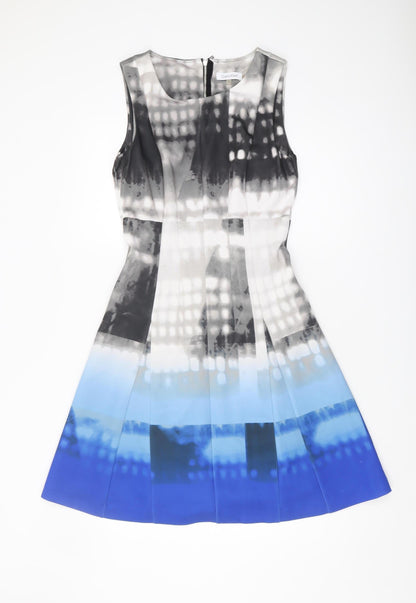 Calvin Klein Women's Multicoloured Fit & Flare Dress