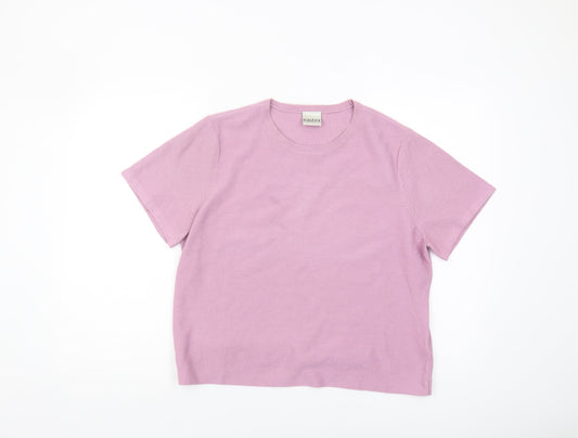 Eastex Women's Pink Knit Jumper Size 18