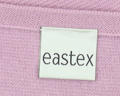Eastex Women's Pink Knit Jumper Size 18