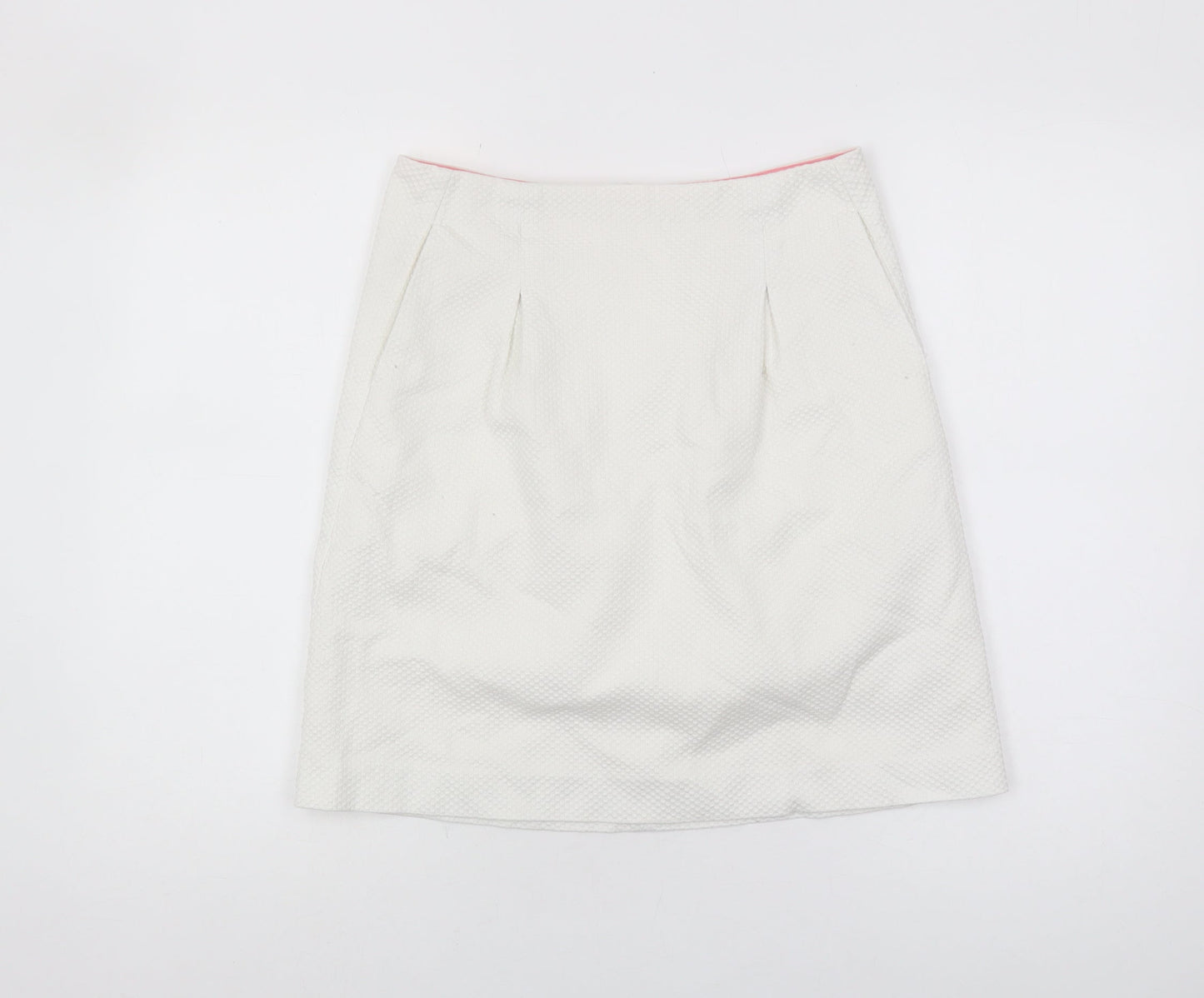 Boden Women's Ivory Pencil Skirt Size 8