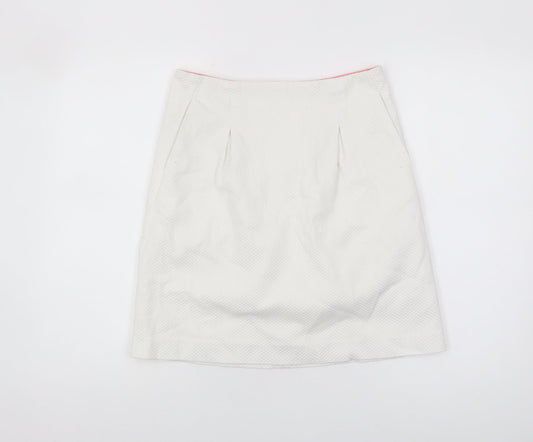 Boden Women's Ivory Pencil Skirt Size 8