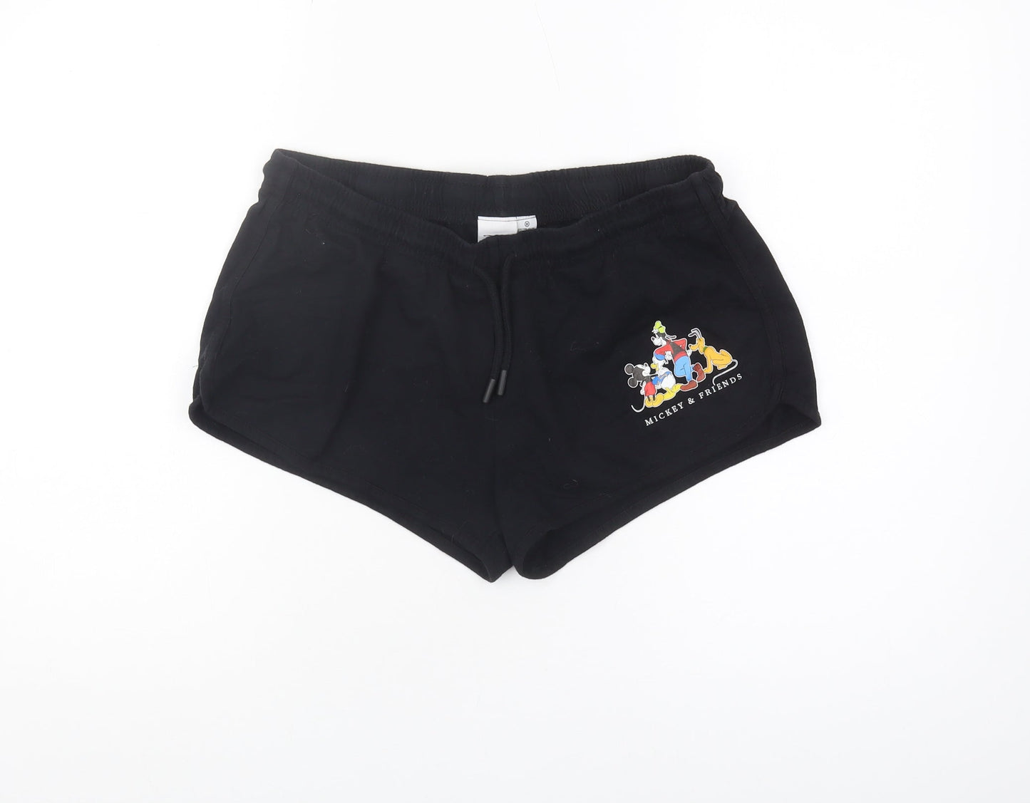 Disney Women's Black Mickey & Friends Shorts M