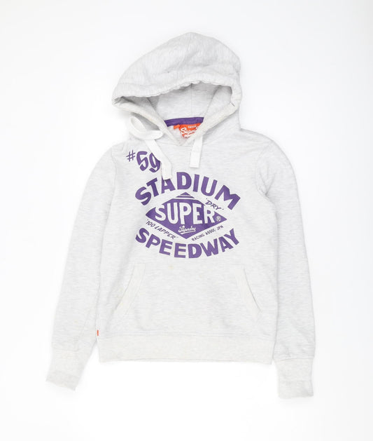 Superdry Women's White Pullover Hoodie S