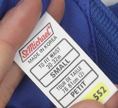 Marks and Spencer Men's Blue Snow Pants, S, Adjustable Waist