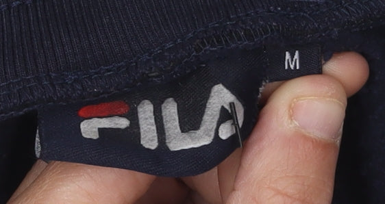 Fila Men's Black Jogger M - Casual Elastic Waist