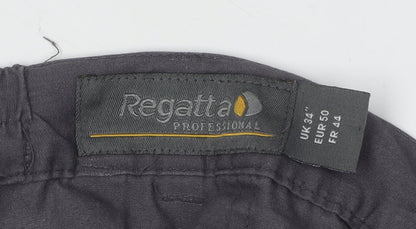 Regatta Professional Men's Grey Cargo Trousers, Size L, Workwear