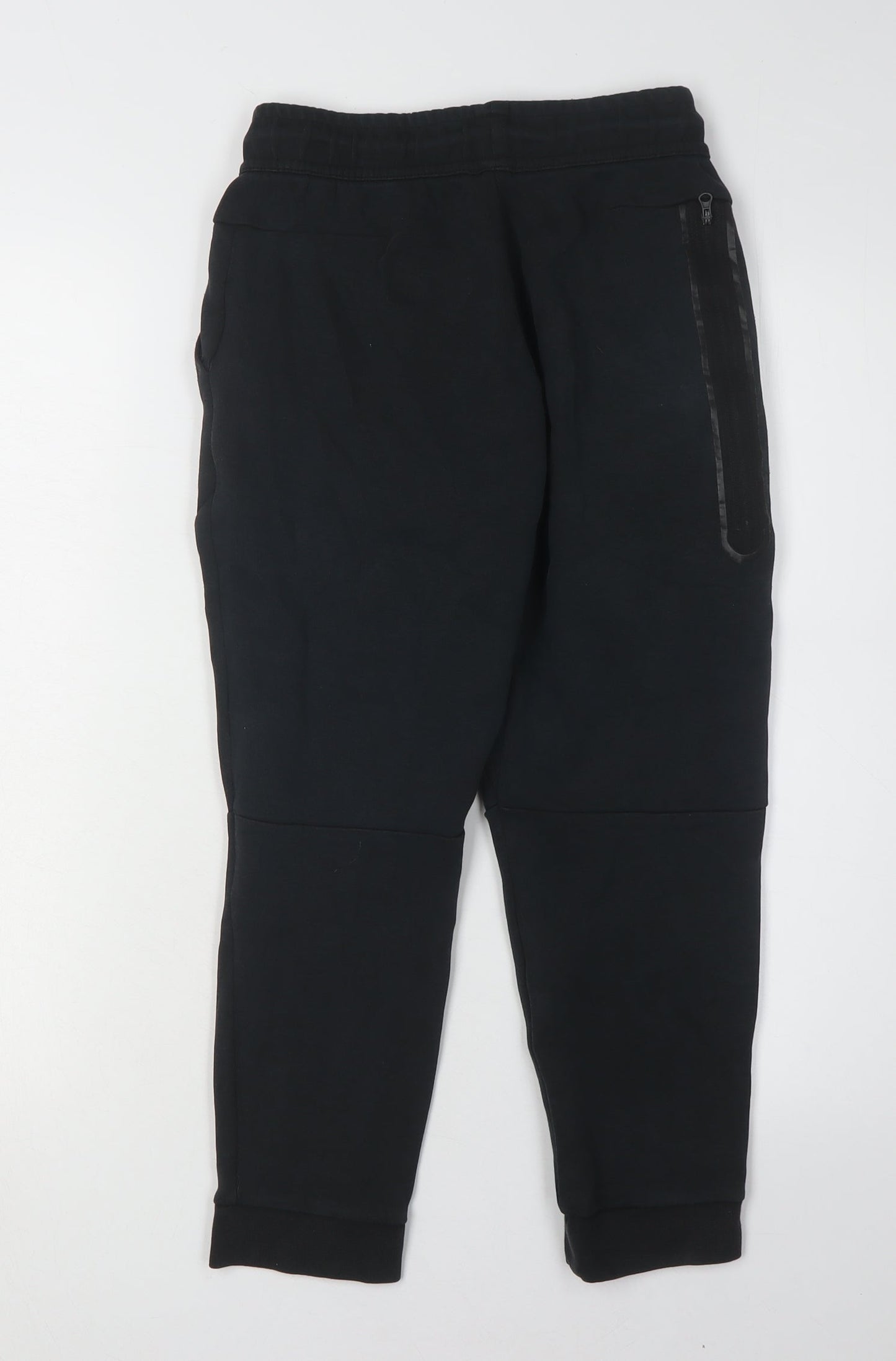Nike Boys Black Jogger Trousers M Elastic Waist Casual