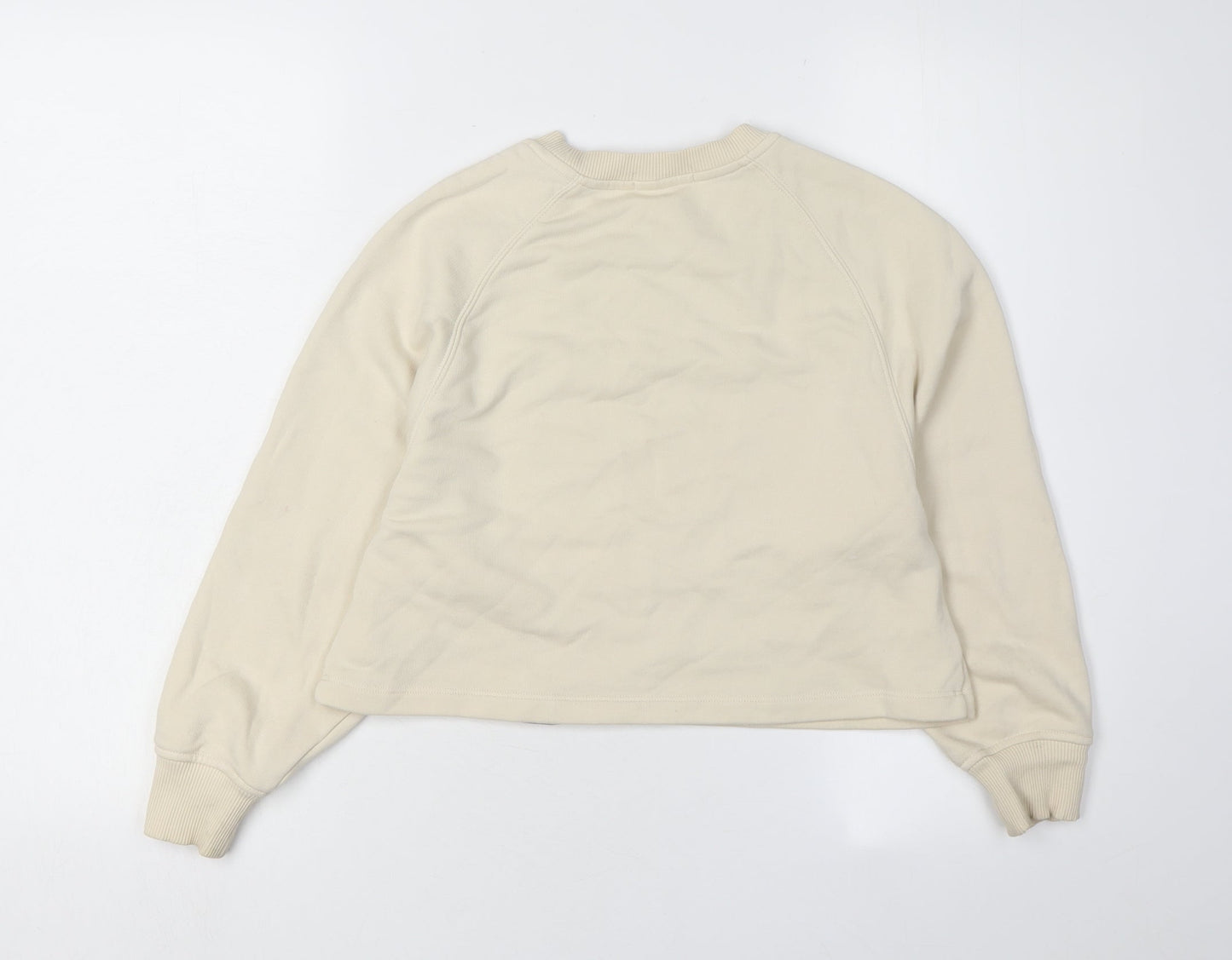 Calvin Klein Girls Beige Logo Pullover Sweatshirt Size 10