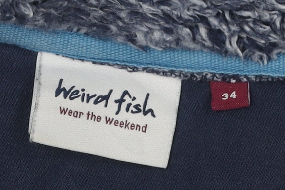 Womens UK Size 6 Weird Fish Blue Basic Jacket