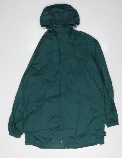 Mens UK Size M Regatta Green Rain Coat