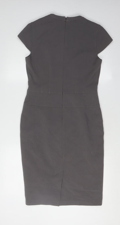 Pied A Terre Grey Sheath Dress, Size 10, Women’s Business Wear