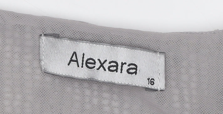Womens UK Size 16 Alexara Grey  Blouse