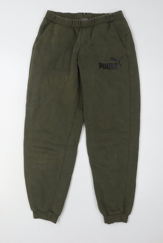 Puma Men's Green Jogger Trousers XL