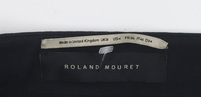 Roland Mouret Women’s Black Slim Trousers Size 8