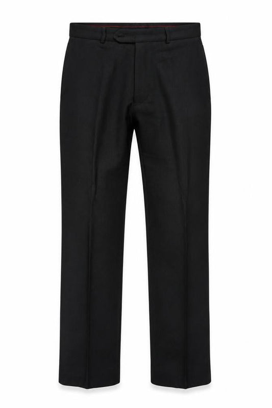 Mens UK Size 34 Charles Tyrwhitt Slim Fit Dress Pants Black Trousers