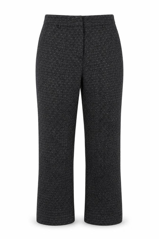 Womens UK Size 10 H&M Regular Fit Casual Workwear Black Trousers