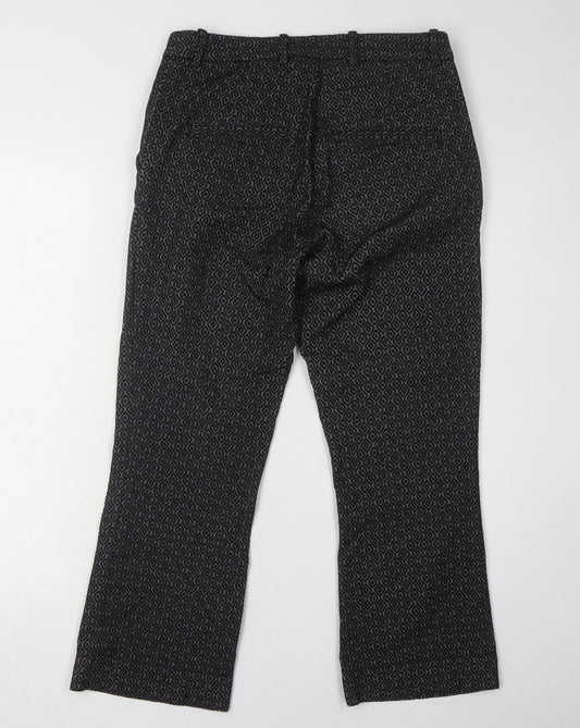 Womens UK Size 10 H&M Regular Fit Casual Workwear Black Trousers