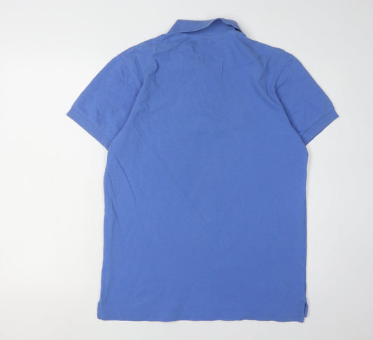 Nike Men's Blue Polo Shirt Medium Short Sleeve Casual