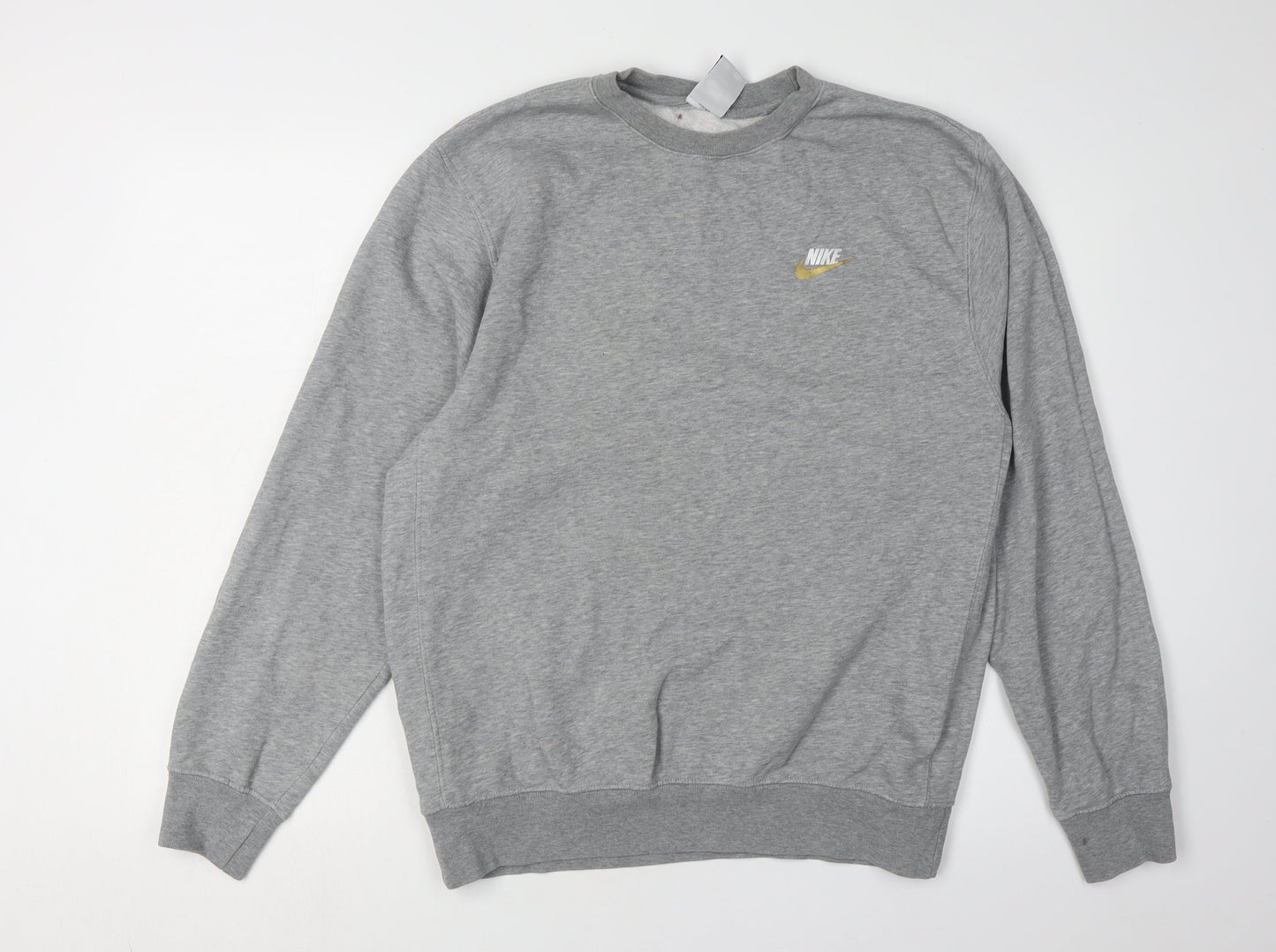 Unisex Adults UK Size S Nike Grey Pullover Sweatshirt
